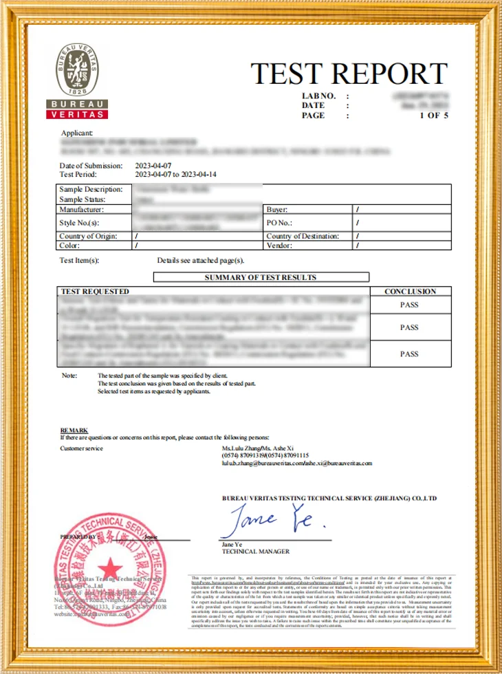 test report